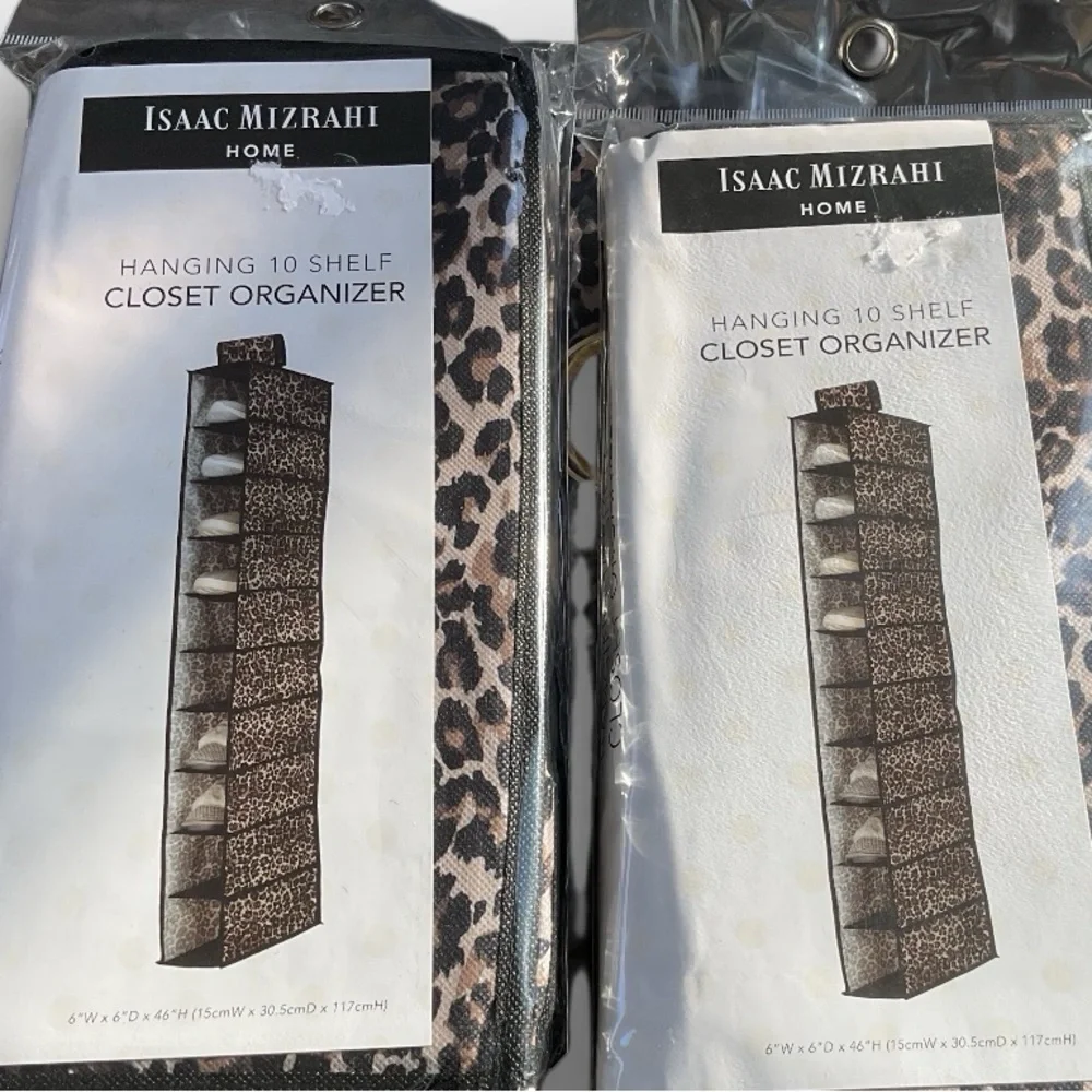 🌸Set of 2 Shoe Leopard Organizers